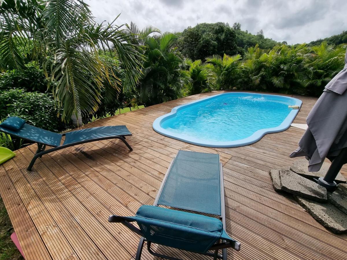 Le Goyav' Appart Avec Piscine Et Jacuzzi Au Vauclin เลอโวแกล็ง ภายนอก รูปภาพ